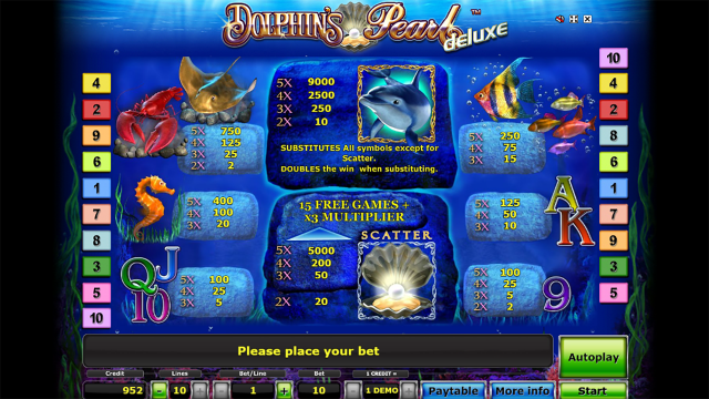 Бонусная игра Dolphin's Pearl Deluxe 9