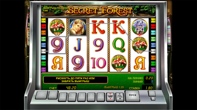 Игровой интерфейс Secret Forest 3