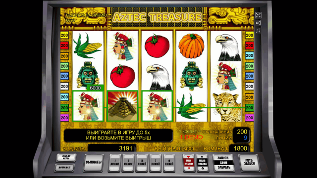 Бонусная игра Aztec Treasure 10